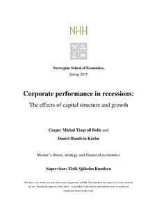 Master thesis capital structure